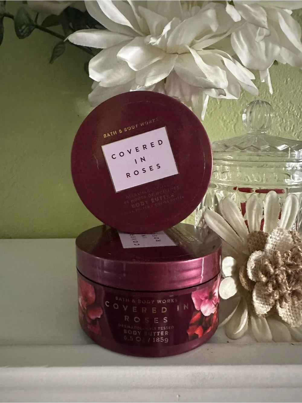 Bath & Body Works Covered in Roses Body Butter - Deep Berry X2